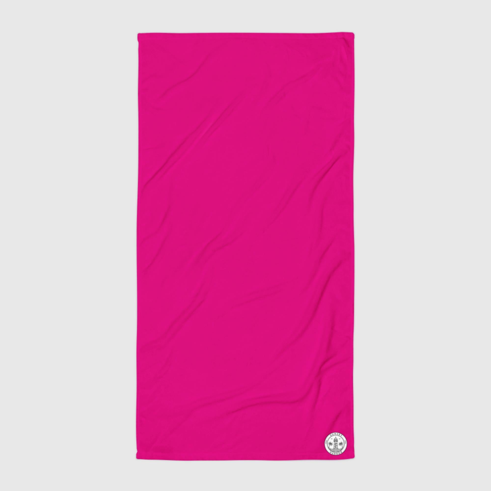 Towel - Pink - Sunset Harbor Clothing
